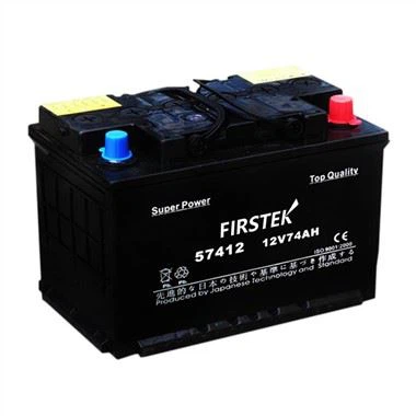 57412 12Autobaterie na suché nabíjení V 74AH DIN74