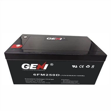 Uzavřená olověná baterie s hlubokým cyklem 12V 250AH